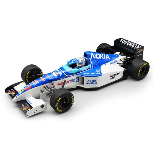 Tecnomodel Tyrrell 023 w. Figure - 1995 European Grand Prix - #3 Gabriele Tarquini 1:18 model car