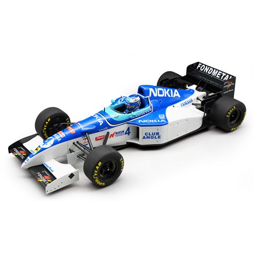 Tecnomodel Tyrrell 023 w. Figure - 1995 San Marino Grand Prix - #4 Mika Salo 1:18 model car