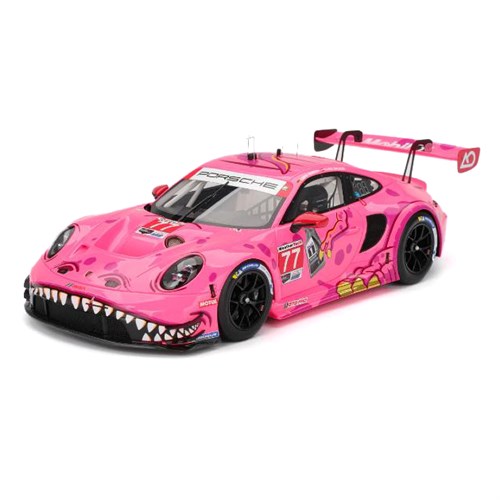 TopSpeed Porsche 911 GT3 R - 2025 Detroit IMSA - #77 1:18 model car