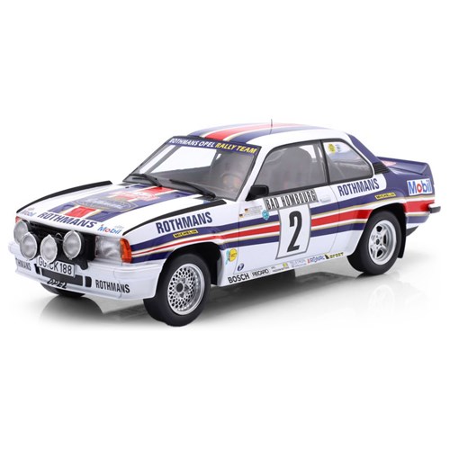 Werk83 Opel Ascona 400 - 1st 1982 Monte Carlo Rally - #2 Walter Rohrl 1:18 model car