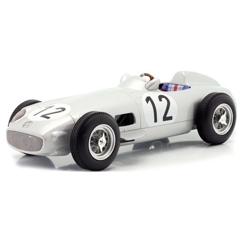 Werk83 Mercedes W196 - 1st 1955 British Grand Prix - #12 S. Moss 1:18