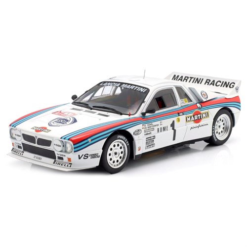 Werk83 Lancia 037 - 1st 1983 Monte Carlo Rally - #1 Walter Rohrl 1:18 model car