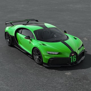 AUTOart Bugatti Chiron Pur Sport - Viper Green/Carbon 1:18 model car