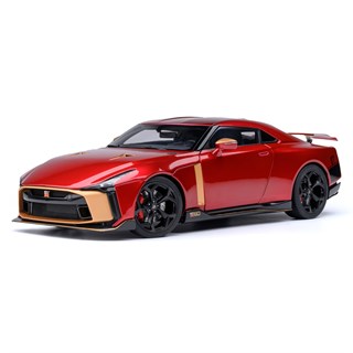 AUTOart Nissan GT-R50 By Italdesign 2020 - Metallic Red/Gold 1:18 model car