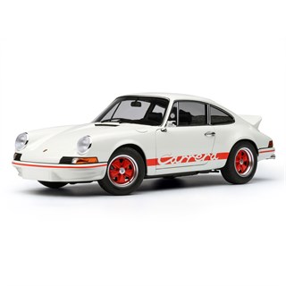 AUTOart Porsche 911 Carrera 2.7 RS - Grand Prix White w. Red Stripes 1:18 model car