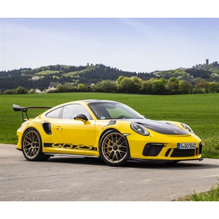 AUTOart Porsche 911 (991.2) GT3 RS 2017 w. Weissach Package - Racing Yellow 1:18 model car