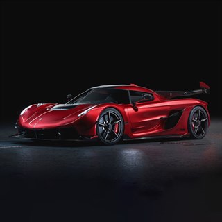 AUTOart Koenigsegg Jesko - Apple Red/Metallic Red 1:18 model car