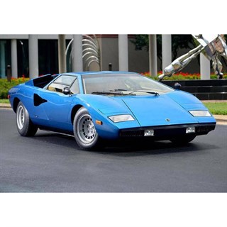 AUTOart Lamborghini Countach LP400 - Tahiti Metallic Blue 1:18 model car