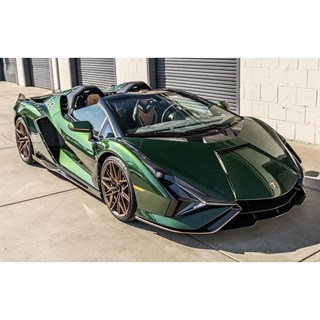 AUTOart Lamborghini Sian Roadster - Ermes Metallic Green 1:18 model car