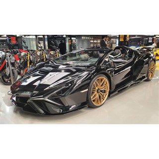 AUTOart Lamborghini Sian Roadster - Aldebaran Gloss Black 1:18 model car