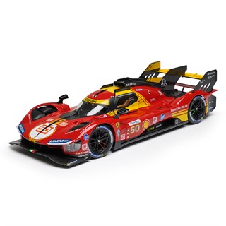 Burago Ferrari 499P - 1st 2024 Le Mans 24 Hours - #50 1:43 model car