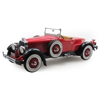 Esval Stutz Black Hawk Speedster 1928 - Top Down - Red/Black 1:43 model car