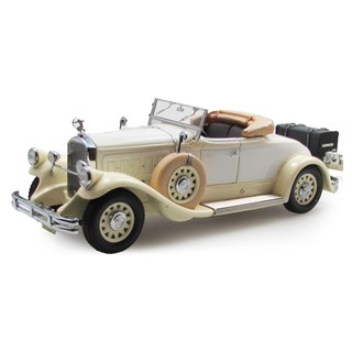 Esval Pierce-Arrow Model B Roadster 1930 - Top Down - White/Beige 1:43 model car