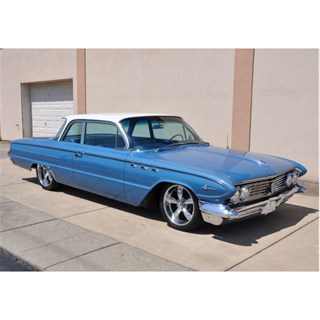 Esval Buick LeSabre 2-Door Coupe 1961 - Blue/White 1:43 model car