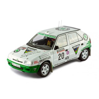 IXO Skoda Felicia Kit Car - 1995 RAC Rally - #20 S. Blomqvist 1:18 model car