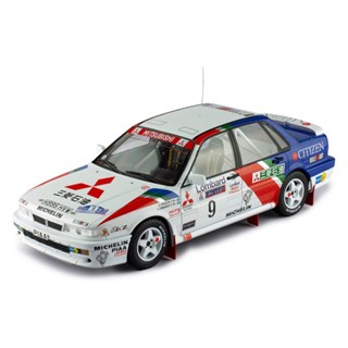 IXO Mitsubishi Galant VR-4 - 1990 RAC Rally - #9 K. Eriksson 1:18 model car