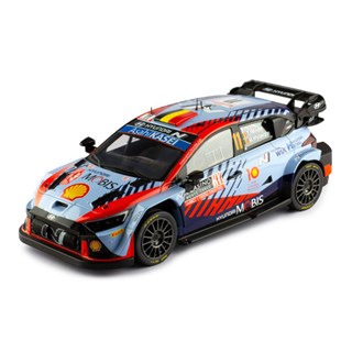 IXO Hyundai i20 N Rally1 - 1st 2024 Monte Carlo Rally - #11 T. Neuville 1:18 model car
