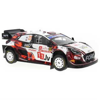 IXO Ford Puma Rally1 - 2024 Rally Poland - #22 M. Sesks 1:18 model car