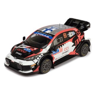 IXO Toyota GR Yaris Rally1 - 2024 Rally Finland - #69 K. Rovanpera 1:18 model car