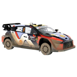 IXO Hyundai i20 N Rally1 - 2025 Safari Rally - #8 Ott Tanak 1:18 model car