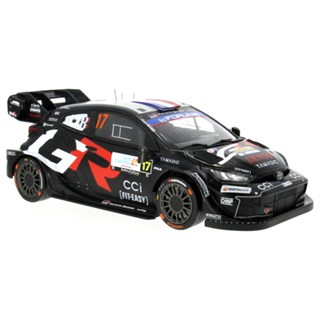 IXO Toyota GR Yaris Rally1 - 2025 Rally Islas Canarias - #17 Sebastien Ogier 1:18 model car