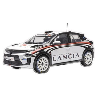 IXO Lancia Ypsilon Rally4 HF - 2024 Test Car - Miki Biasion 1:18 model car