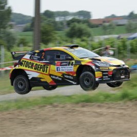IXO Toyota GR Yaris Rally2 - 1st 2026 Rally Ypres - #2 Stephane Lefebvre 1:18 model car
