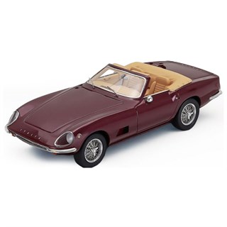 Kess Intermeccanica Italia Spider 1969 - Roof Open - Bordeaux Red 1:43 model car