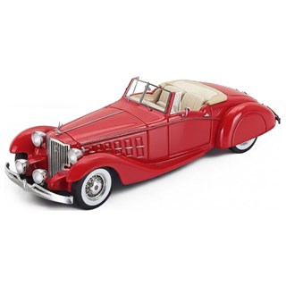 Kess Packard Bayliff Roadster 1949 - Roof Open - Red 1:43 model car