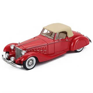 Kess Packard Bayliff Roadster 1949 - Roof Closed - Red 1:43 model car