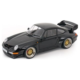 KK Porsche 911 (993) GT2 w. BBS Rims 1996 - Black 1:12 model car