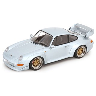 KK Porsche 911 (993) GT2 w. BBS Rims 1996 - Silver 1:18 model car