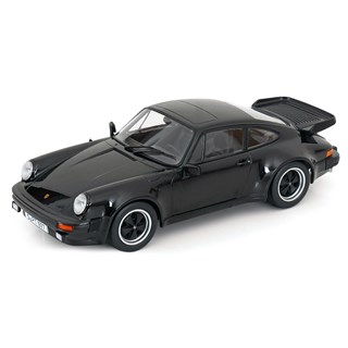 KK Porsche 911 (930) Turbo 3.3 1977 - Black 1:18 model car