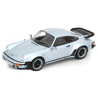 KK Porsche 911 (930) Turbo 3.3 1977 - Silver 1:18 model car