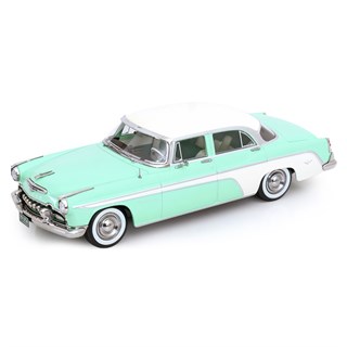 KK DeSoto Fireflite Sedan 1955 - Light Green/Cream 1:18 model car