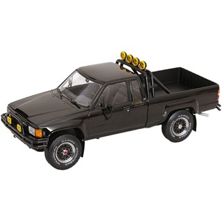 KK Toyota Truck Xtracab 4x4 Hilux 1985 - Black (Back To The Future) 1:18 model car