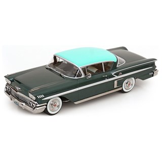 KK Chevrolet Bel Air Impala Coupe 1958 - Dark Green Metallic 1:18 model car