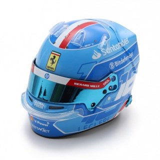 Look Smart Charles Leclerc Ferrari Helmet - 2024 Miami Grand Prix 1:5