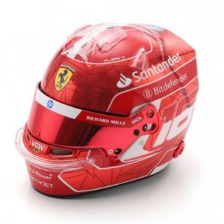 Look Smart Charles Leclerc Ferrari Helmet - 2024 Singapore Grand Prix 1:5
