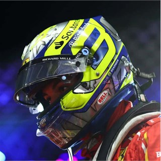 Look Smart Oliver Bearman Ferrari Helmet - 2024 Saudi Arabian Grand Prix 1:5
