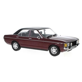 MCG Ford Granada Mk.1 1975 - Metallic Red/Matt Black 1:18 model car
