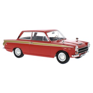 MCG Ford Lotus Cortina Mk.I 1966 - Red/Gold 1:18 model car