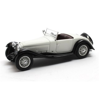 Matrix Alfa Romeo 6C 1750 SV Figoni 1932 - Roof Open - White 1:43 model car