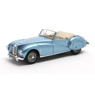 Matrix Aston Martin 2-Litre Sports 1949 - Roof Open - Metallic Blue 1:43 model car