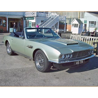 Matrix Aston Martin DBS Banham Convertible 1970s - Silvergreen 1:43 model car