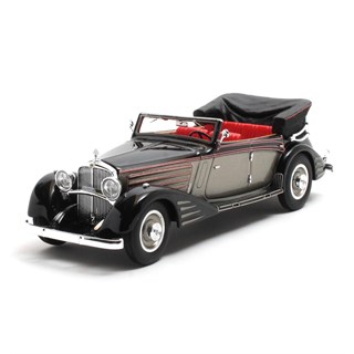 Matrix Maybach Zeppelin DS8 4-Door Cabriolet By Spohn 1934 - Black/Bronze 1:43 model car