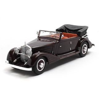Matrix Maybach Zeppelin DS8 4-Door Cabriolet By Spohn 1934 - Maroon 1:43 model car