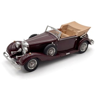 Matrix Mercedes 500K Cabriolet C 1935 - Maroon 1:43 model car