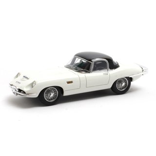 Matrix Jaguar E-Type Roadster Frua 1966 - Roof Closed - White 1:43 model car