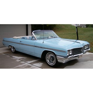 Neo Buick LeSabre 2-Door Convertible 1974 - Light Blue 1:43 model car